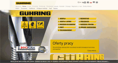 Desktop Screenshot of guehring.pl