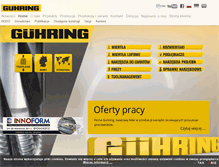 Tablet Screenshot of guehring.pl